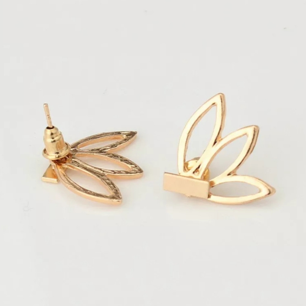 ♡Noelle♡ Gold Earringe - Picture 4 of 4